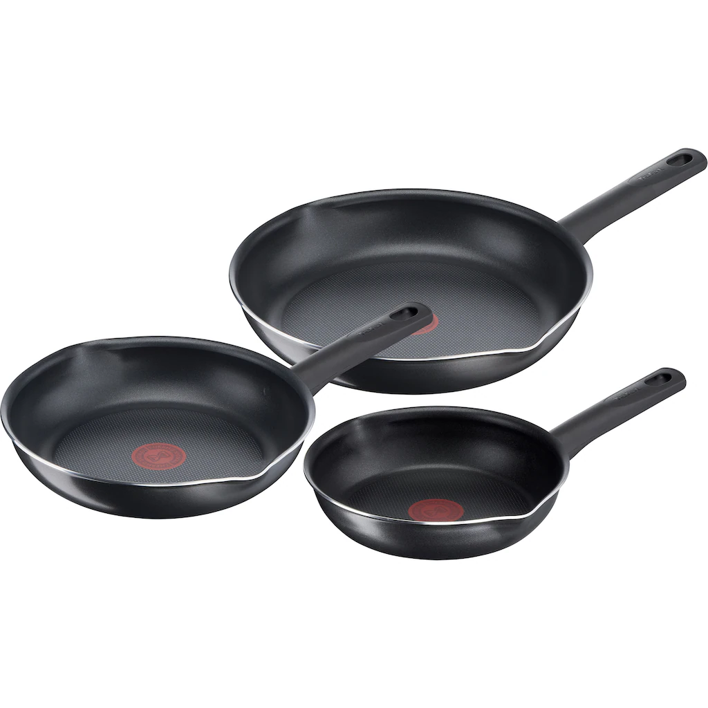 Tefal Pfannen-Set »B56490 Day By Day On«, Aluminium, (Set, 3 Tlg.), Antihaft, Thermo-Signal, Ausgießer, Alle Herdarten Außer Induktion 5 Tefal Pfannen-Set »B56490 Day By Day On«, Aluminium, (Set, 3 Tlg.), Antihaft, Thermo-Signal, Ausgießer, Alle Herdarten Außer Induktion – Bild 3