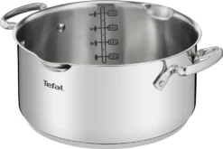TEFAL DUETTO+ 7-Teiliges Topf-Set: Stielkasserole 16 Cm, Kochtopf 16/20/24 + Deckel; Hochwertiger Rostfreier Edelstahl; Glasdeckel Mit Abgießfunktion; Induktionsgeeignet; G719S7 -Tefal 04f84d9c3c301485267b85c1aceff7a8