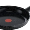 Tefal C41806 Intensity Bratpfanne 28 Cm | Keramikversiegelung | Thermo-Signal Temperaturindikator | Leichte Reinigung | Induktionsgeeignet | Umweltfreundlich | Schwarz