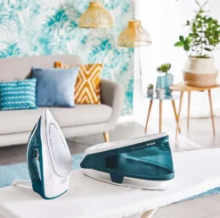 Tefal SV6115E0 Dampfbügelstation Dampfgenerator, Keramiksohle, 2200 Watt, 2 Min Aufheizzeit, Vertikaldampf, Anti-Kalk, Abschaltautomatik -Tefal 096875be63b57b7654c8976be40e52cf