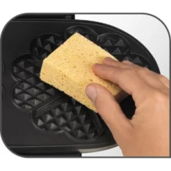 Tefal Waffeleisen »WM311D«, 1200 W, 2 Herzwaffeln Gleichzeitig, Stufenloser Temperatur Für Wunsch-Bräunung -Tefal 0c2f63ad427d23a39817ce19a465d490