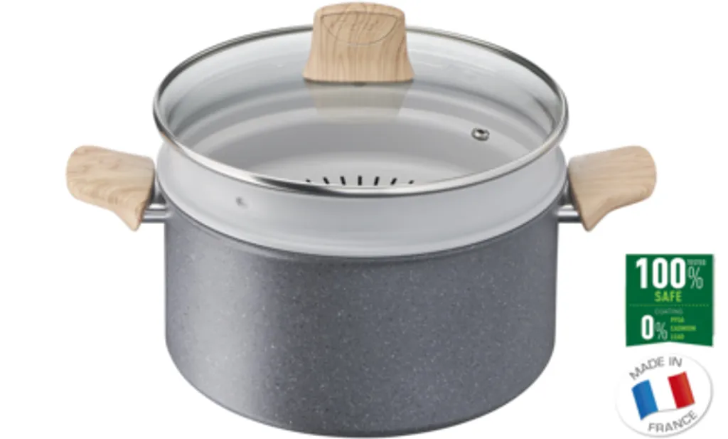 TEFAL G2662902 NATURAL FORCE 18 Cm / 2,1 L Topf, Mineralia + Antihaftbeschichtung, Alle Kochfelder Inklusive Induktion 8 TEFAL G2662902 NATURAL FORCE 18 Cm / 2,1 L Topf, Mineralia + Antihaftbeschichtung, Alle Kochfelder Inklusive Induktion – Bild 6