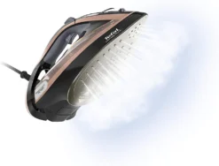 Tefal Ultimate Pure FV9845 Dampfbgeleisen (Dampfbgeleisen, Durilium Autoclean Soleplate, 3 M, 260 G/min, Schwarz, Kupfer, 60 G/min) -Tefal 0d669fe40aaa61d67e1571c9572fd735