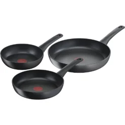 Tefal Pfannen-Set »Ultimate On G26090«, Aluminium, (Set, 3 Tlg.), Antihaftversiegelung, Temperaturanzeiger, Induktion, 20/24/28 Cm