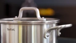 Tefal Virtuoso Topfset, 7-Teilig, Edelstahl - 7-Teiliges Set Aus 1x Stielkasserolle 16cm, 3x Kochtöpfen 16/20/24cm + 3x Deckel -Tefal 0f1b6c1e4203a7844109885dac571070