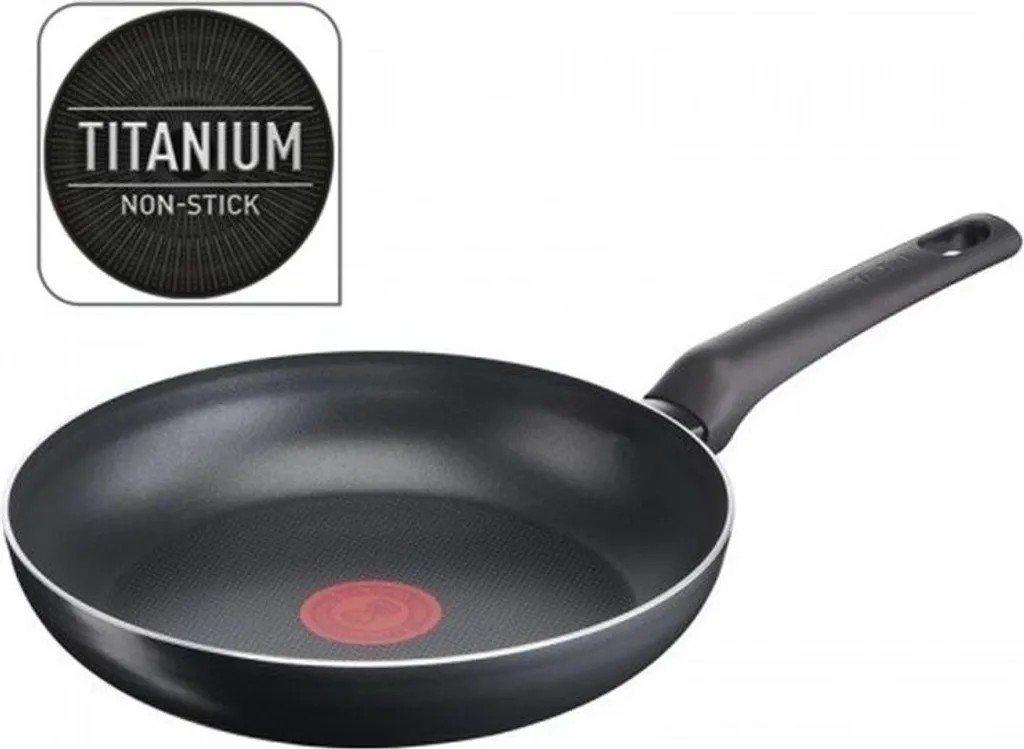 Tefal B55604, Rund, Allzweckpfanne, Schwarz, Titan, Aluminium, Thermo-Punkt 3 Tefal B55604, Rund, Allzweckpfanne, Schwarz, Titan, Aluminium, Thermo-Punkt