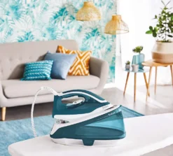 Tefal SV6115E0 Dampfbügelstation Dampfgenerator, Keramiksohle, 2200 Watt, 2 Min Aufheizzeit, Vertikaldampf, Anti-Kalk, Abschaltautomatik -Tefal 1498c318e902b7fde3c813d29fdb7b10