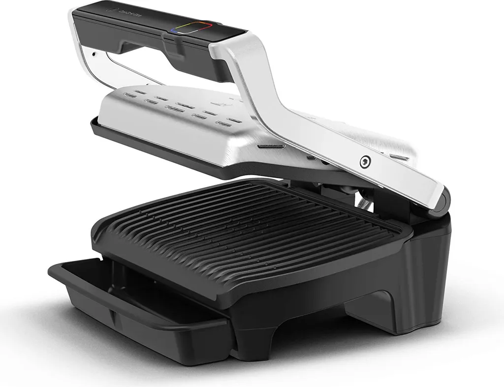 Tefal GC750D16 Optigrill Elite Kontaktgrill, Silber/schwarz 8 Tefal GC750D16 Optigrill Elite Kontaktgrill, Silber/schwarz – Bild 6
