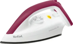 Tefal Trockenbügeleisen Easygliss FS4030 Weiß/beere
