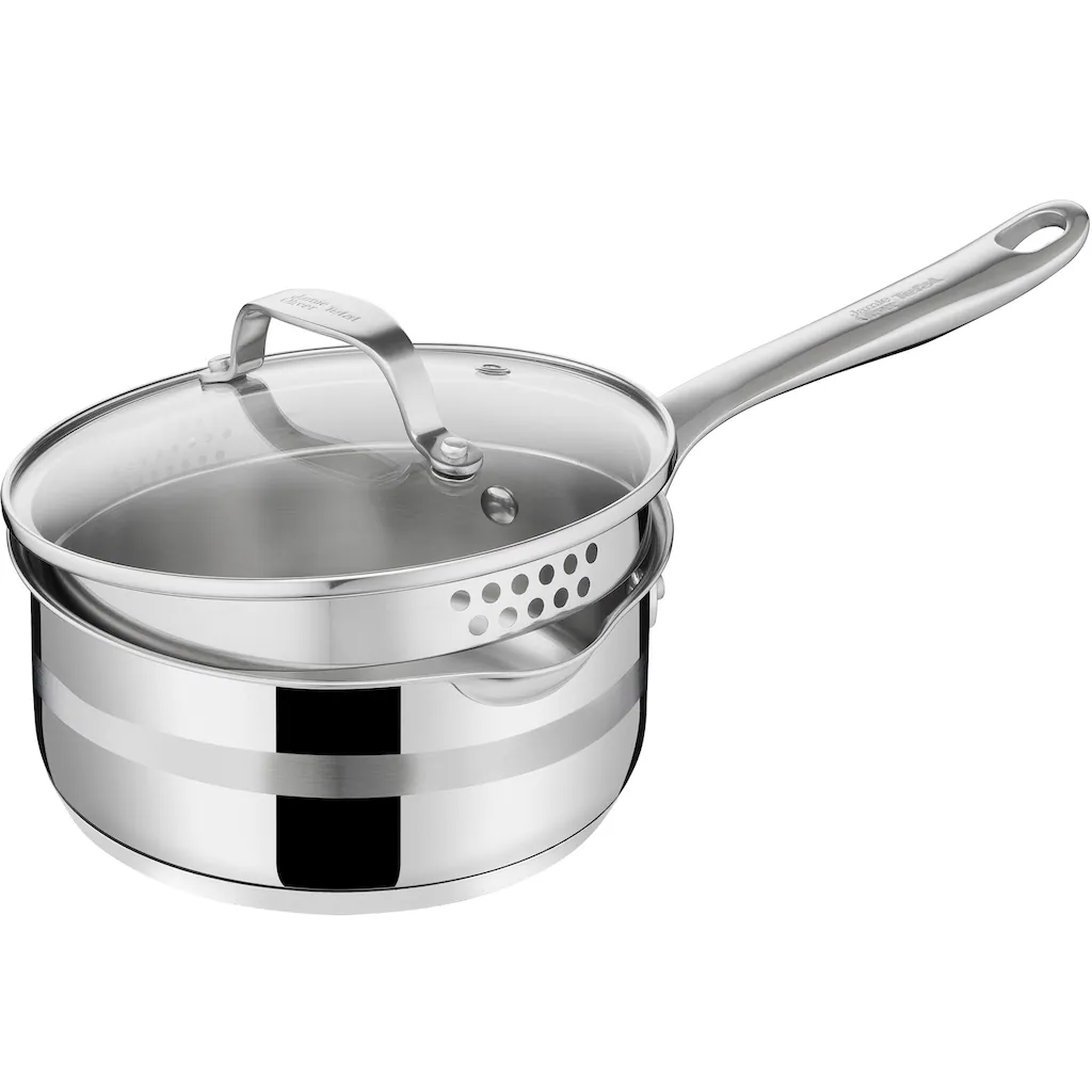 Tefal Topf-Set »E311S7 Jamie Oliver Cook Smart«, Edelstahl, (Set, 7 Tlg.), Edelstahl-Topfset By Jamie Oliver, Alle Herdarten, Induktion 4 Tefal Topf-Set »E311S7 Jamie Oliver Cook Smart«, Edelstahl, (Set, 7 Tlg.), Edelstahl-Topfset By Jamie Oliver, Alle Herdarten, Induktion – Bild 2
