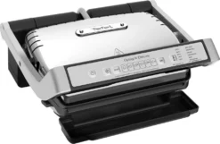 TEFAL GC707D Optigrill Deluxe Kontaktgrill (2000 Watt, Abnehmbare Platten, Automatische Programme, 5 Temperaturstufen, Spülmaschinenfeste Teile, Sensor-Technologie) 17 TEFAL GC707D Optigrill Deluxe Kontaktgrill (2000 Watt, Abnehmbare Platten, Automatische Programme, 5 Temperaturstufen, Spülmaschinenfeste Teile, Sensor-Technologie) -Tefal 18c52a174832c8151661173e797e264a