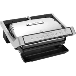 Tefal Kontaktgrill »GC707D OptiGrill Deluxe«, 2000 W, 6 Programme, Auftaufunktion, 5 Garstufen, Spülmaschinenfeste Platten