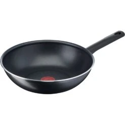 Tefal Wok »Day By Day On«, Aluminium, (1 Tlg.), Antihaft, Thermo-Signal, Ausgießzotten, Alle Herdarten Außer Induktion