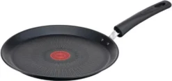 Tefal Excellence, Rund, Crêpe-Pfanne, Schwarz, Titan, Thermo-Punkt, 25 Cm