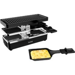Tefal Raclette »RE2308 Plug & Share«, 2 St. Raclettepfännchen, 400 W, 2 Pfännchen + Grillplatte, Erweiterbar Auf 5 Geräte, Abnehmbare Kabel -Tefal 2203a7d1df2704dd7bb194ac2b13a4bc