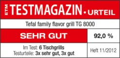 Tefal TG8000 Kontaktgrill Schwarz-silber 41 Tefal TG8000 Kontaktgrill Schwarz-silber -Tefal 223d0cb049084f19a5062329ccba67dc