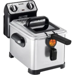 Tefal Fritteuse »FR5101 Filtra Pro Inox & Design«, 2300 W, 3,0 L, Mit Öl, Clean-Oil-System, Wärmeisoliert, Thermostat, Timer