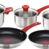 Tefal By Jamie Oliver Mainstream Set Edelstahl Red Collection H801S5 1 Tefal By Jamie Oliver Mainstream Set Edelstahl Red Collection H801S5 -Tefal 23ff0309a3032f6d1a5e31b85e38e2be