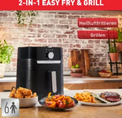 Tefal Easy Fry & Grill Classic, 2-In-1, Heißluftfritteuse + Grill, EY5018 21 Tefal Easy Fry & Grill Classic, 2-In-1, Heißluftfritteuse + Grill, EY5018 -Tefal 241a04f5008cd9be2a8eaf8d24871fa7