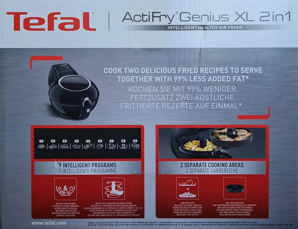 Tefal Tefa ACTIFRY Genius XL 2 In 1 Bk 5 Tefal Tefa ACTIFRY Genius XL 2 In 1 Bk – Bild 3