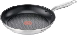 Tefal Ultimum Bratpfanne 24 Cm, Titanium Antihaftversiegelung, Thermo-Signal-Technologie, Gleichmäßige Hitzeverteilung, Backofengeeignet, Für Alle Gängigen Herdarten Inkl. Induktion