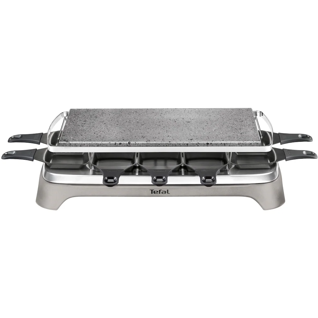 Tefal Raclette »PR457B Pierrade«, 10 St. Raclettepfännchen, 1350 W, Grill-Platte Aus Stein, Inkl. Schaber, Pfännchen Spülmaschinengeeignet 4 Tefal Raclette »PR457B Pierrade«, 10 St. Raclettepfännchen, 1350 W, Grill-Platte Aus Stein, Inkl. Schaber, Pfännchen Spülmaschinengeeignet – Bild 2