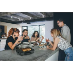 Tefal Kontaktgrill »GC242D Inicio Grill Adjust«, 2000 W, Regelbarer Thermostat Mit 3 Stufen, Antihaftbeschichtete Platten -Tefal 2a0cc0eaa558a82db1cd12e8d7b98e3d