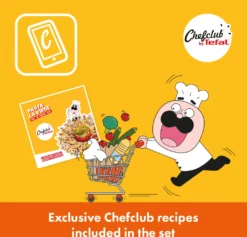 Chefclub By Tefal Pasta La Vista Kochgeschirr-Set | G804S4 | Pfanne 28 Cm, Kochtopf 20 Cm, Universalmesser, Schneidebretter, Rezeptheft Mit Leckeren Rezepten 26 Chefclub By Tefal Pasta La Vista Kochgeschirr-Set | G804S4 | Pfanne 28 Cm, Kochtopf 20 Cm, Universalmesser, Schneidebretter, Rezeptheft Mit Leckeren Rezepten -Tefal 3566746b207094b4d3eb52f0c4606cd2