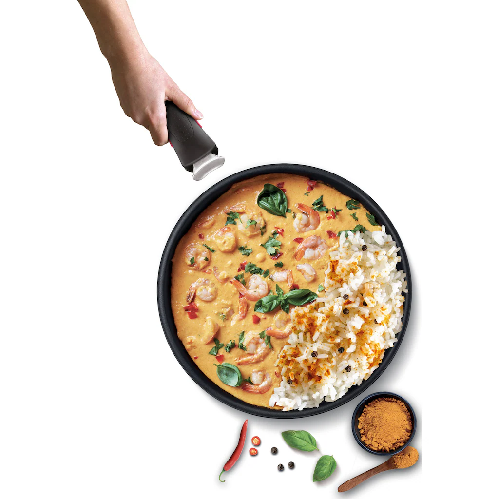 Tefal Pfannen-Set »Ingenio Preference L97394«, Edelstahl, (Set, 3 Tlg.), Stapelbar, Antihaftversiegelung, Induktion, Made In France, Kompakt 8 Tefal Pfannen-Set »Ingenio Preference L97394«, Edelstahl, (Set, 3 Tlg.), Stapelbar, Antihaftversiegelung, Induktion, Made In France, Kompakt – Bild 6