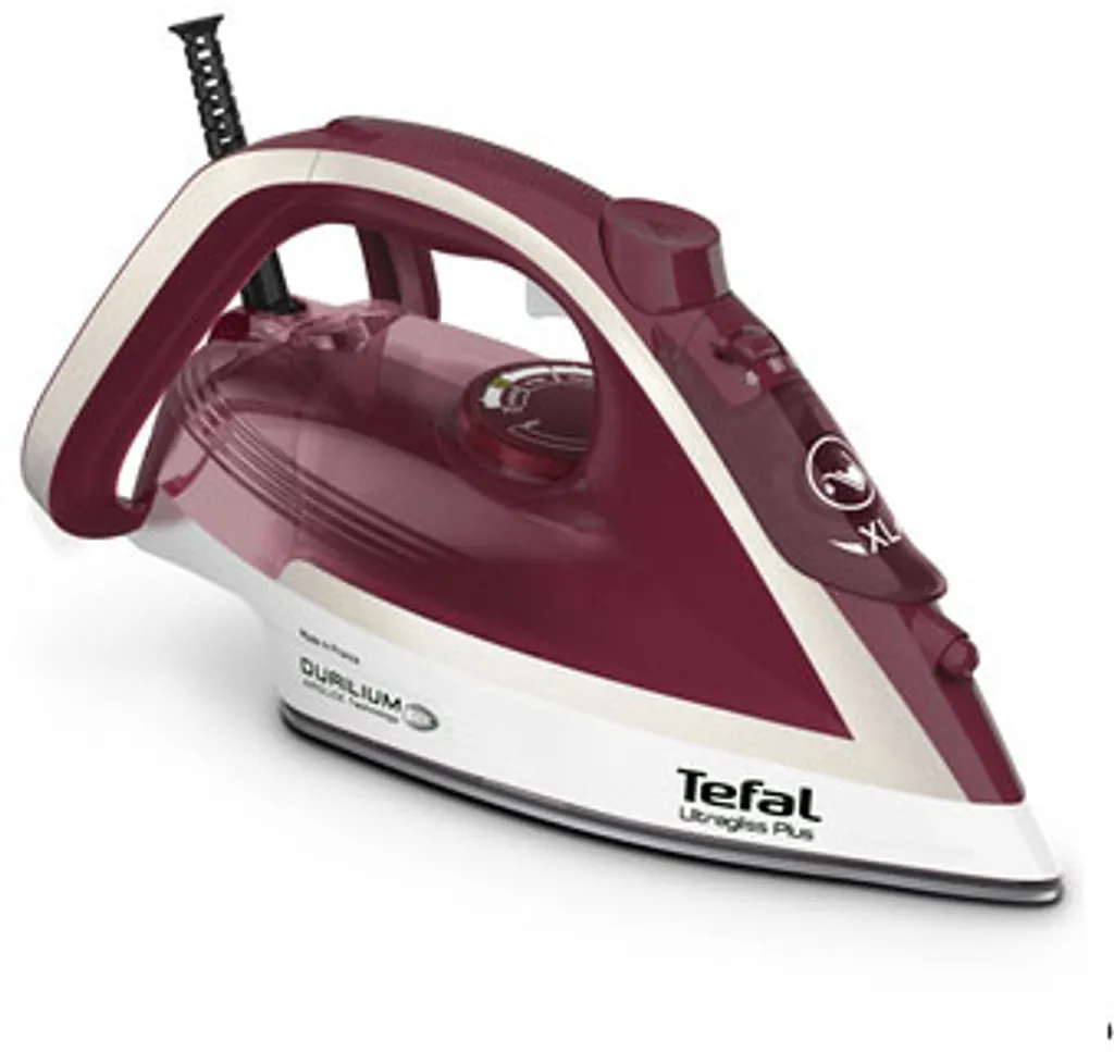 Tefal Dampfbügeleisen Ultragliss Plus FV6810 Bordeaux/weiß 19 Tefal Dampfbügeleisen Ultragliss Plus FV6810 Bordeaux/weiß – Bild 17
