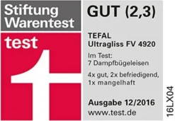 Tefal Dampfbügeleisen Ultragliss FV4920 Beere/weiß -Tefal 39ed869f9b6cd90458a4c3b16182b00a