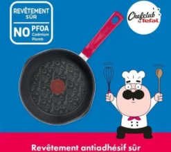 Tefal Chefclub By Stielkasserolle 16 Cm G80622, Rund, Rot, Aluminium, Titan, Rot, Keramik, Gas, Halogen, Induktion -Tefal 3c94a303ba8ab778013c9d45ba22bdc6