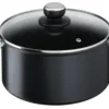 Tefal G2554602, 5 L, Rund, Schwarz, Aluminium, Titan, Keramik, Gas, Halogen, Induktion, Versiegelte Platte -Tefal 3d33cf7c27d4d1cc8d3ca32a3ea57d52
