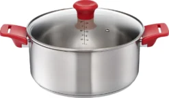 Tefal By Jamie Oliver Mainstream Set Edelstahl Red Collection H801S5 -Tefal 41d6feccd18ed863837b314d0538cd47