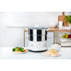 Tefal Dampfgarer »VC1451 Convenient Series«, 900 W, 2 Edelstahlbehälter, 6 Liter, Ø 24cm, Timer, Abschaltautomatik 10 Tefal Dampfgarer »VC1451 Convenient Series«, 900 W, 2 Edelstahlbehälter, 6 Liter, Ø 24cm, Timer, Abschaltautomatik -Tefal 44c4ce6d9a8cf2a608b4d66c4954cbc0