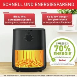 Tefal Heißluftfritteuse »EY1308 Easy Fry Essential«, 1030 W, Kompaktes Design, Energiesparend, Knusprige Ergebnisse, Gesund Kochen -Tefal 44e4971f2650ce2ded8a46b7b261ecbe