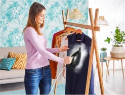 Tefal Express Easy SV6140 Dampferzeuger Bügeleisen Bis Zu 30% * Weniger Zeit Zum Bügeln Efficint Perfekte Ergebnisse Leistungsstarker Dampfstoß Autonomie Vielseitig Anti-Scale Große -Tefal 48a3901af0a18436d5bdd2a28d28d27c