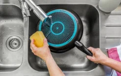 Tefal Easy Cook & Clean 2-teiliges Aluminium Bratpfannenset 24 + 28 Cm, Titanium Antihaftversiegelung, Thermo-Signal, Diffusion Pfannenboden Für Fast Alle Herdarten Außer Induktion -Tefal 4d856f16be1739bb651368fc9696154f