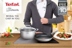 Tefal Ultimum Bratpfanne 24 Cm, Titanium Antihaftversiegelung, Thermo-Signal-Technologie, Gleichmäßige Hitzeverteilung, Backofengeeignet, Für Alle Gängigen Herdarten Inkl. Induktion -Tefal 4eb6e81501db17fa1cccb2c5fc3aec70