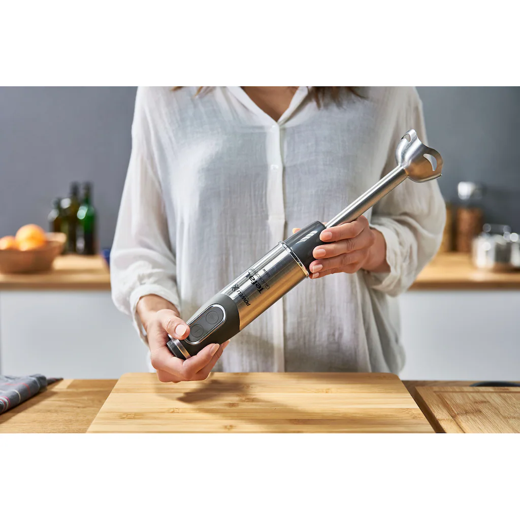 Tefal Stabmixer »HB6588 Quickchef«, 1000 W, Geschwindigkeitsregelung, 4 Messer Mit Powelix-Technologie 7 Tefal Stabmixer »HB6588 Quickchef«, 1000 W, Geschwindigkeitsregelung, 4 Messer Mit Powelix-Technologie – Bild 5