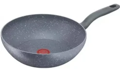Tefal G13409 Healthy Wokpfanne Induktion 28cm -3 Tlg, Edelstahl Wok Bratpfanne Antihaft-beschichtet, Spülmaschinenfest, Rutschfester Griff, Für Alle Herdarten