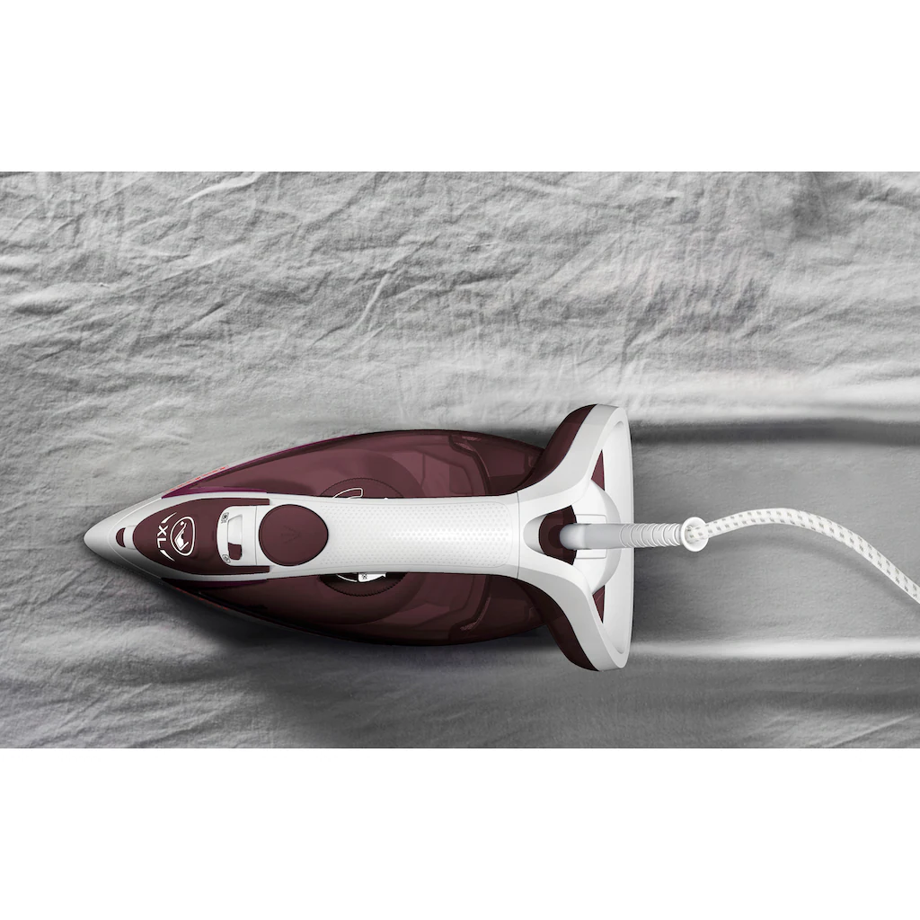 Tefal Dampfbügeleisen »FV5716 Easygliss Plus«, 2500 W, 190 G/Min. Dampfstoß, Vertikaldampf, XL Einfüllöffnung, Stabile Ablage 7 Tefal Dampfbügeleisen »FV5716 Easygliss Plus«, 2500 W, 190 G/Min. Dampfstoß, Vertikaldampf, XL Einfüllöffnung, Stabile Ablage – Bild 5