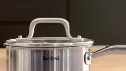 Tefal Virtuoso Topfset, 7-Teilig, Edelstahl - 7-Teiliges Set Aus 1x Stielkasserolle 16cm, 3x Kochtöpfen 16/20/24cm + 3x Deckel -Tefal 5bb74bf6b0241fae328bdf31300ca0af