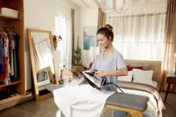 Tefal Ultimate Pure FV9845 Dampfbgeleisen (Dampfbgeleisen, Durilium Autoclean Soleplate, 3 M, 260 G/min, Schwarz, Kupfer, 60 G/min) -Tefal 5d03f0a01addd1d9b672732778a5066a