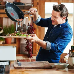 Tefal Jamie Oliver Guss Aluminium Bratpfanne 24cm Schwarz Bratpfanne -Tefal 5dbd2d497bc99c2e59f8d1599dc7dcf1