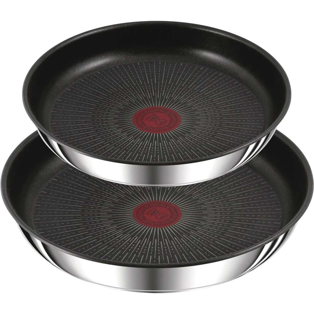 Tefal Pfannen-Set »Ingenio Preference On«, Edelstahl, (Set, 3 Tlg.), Antihaft, Abnehmbarer Griff, Thermo-Signal, Alle Herdarten, Induktion 5 Tefal Pfannen-Set »Ingenio Preference On«, Edelstahl, (Set, 3 Tlg.), Antihaft, Abnehmbarer Griff, Thermo-Signal, Alle Herdarten, Induktion – Bild 3