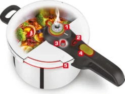 Tefal Secure 5 Neo, Schnellkochtopf, Ca. 6 Liter, Durchmesser 22 Cm -Tefal 60ce3081abd4d2692e2e3d176e6f5748