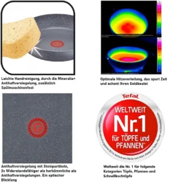 Tefal G13411 Cook Healthy Pfannenset Induktion 6 Tlg, Hohe Wokpfanne Mit Deckel 28cm, Pfanne 30 Cm + 24cm, Alle Herdarten, Spülmaschinenfest, Antihaft-beschichtet, Wok & Bratpfanne Set 13 Tefal G13411 Cook Healthy Pfannenset Induktion 6 Tlg, Hohe Wokpfanne Mit Deckel 28cm, Pfanne 30 Cm + 24cm, Alle Herdarten, Spülmaschinenfest, Antihaft-beschichtet, Wok & Bratpfanne Set -Tefal 6268b796607e2b705d1a2efd8caedcfb 1