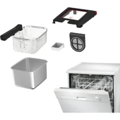 Tefal Fritteuse »FR600D Clear Duo«, 2000 W, Fassungsvermögen 3,5 L, Aktives Filtersystem, Thermostat, Timer -Tefal 66eafbc22fe230fe15acc9eb04d6acf9