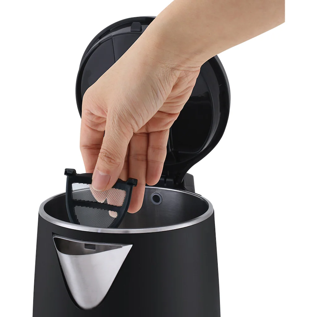 Tefal Wasserkocher »Safe To Touch KO3718«, 1,5 L, 2400 W, Doppelwandig, 360° Drehbare Öffnung, Anti-Kalk Filter, Kabellos 4 Tefal Wasserkocher »Safe To Touch KO3718«, 1,5 L, 2400 W, Doppelwandig, 360° Drehbare Öffnung, Anti-Kalk Filter, Kabellos – Bild 2